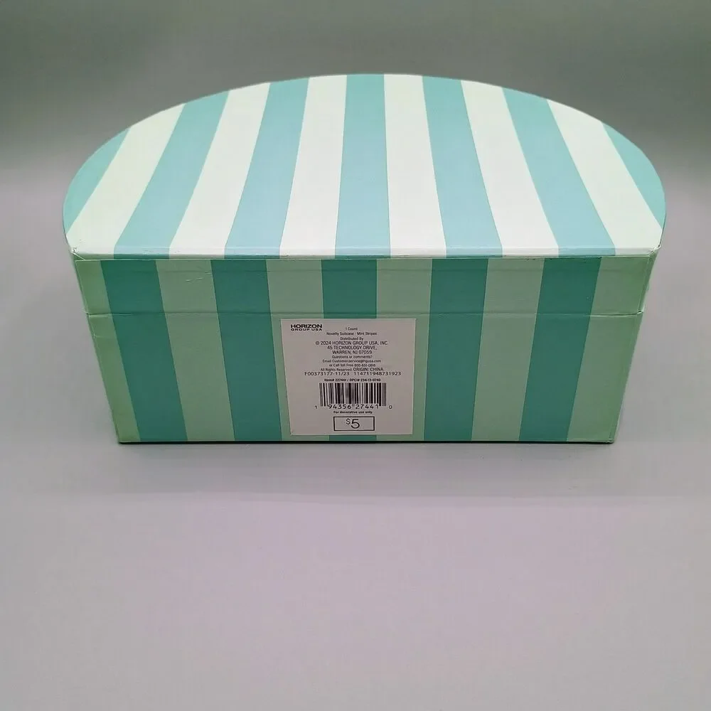 Small Novelty Suitcase Mint / Teal Stiped Target Bullseye Playground 2024